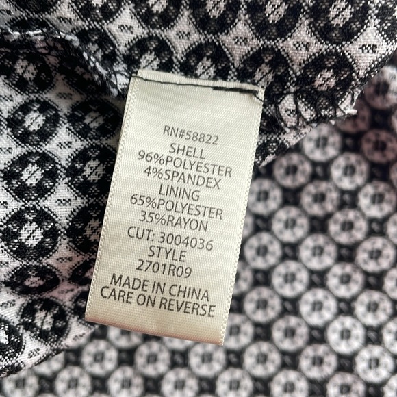 Max Studio Pull on Print Skinny Pants - Picture 5 of 5